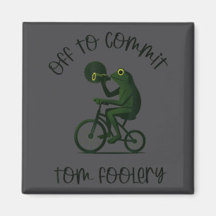 Aimant Sorcier Grenouille Drôle Part Pour Commettre Un To