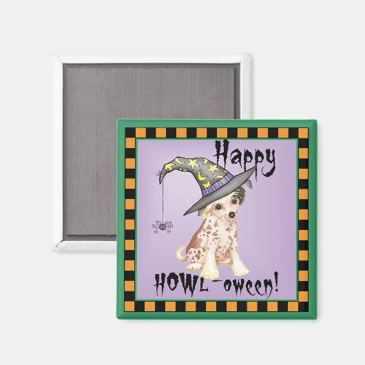 Aimant Sorcière à cris chinois (Recto/Verso)