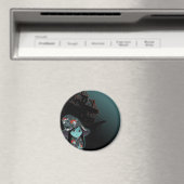 Aimant Sorcière Lil' en costume de pirate (In Situ (Lave-vaisselle))