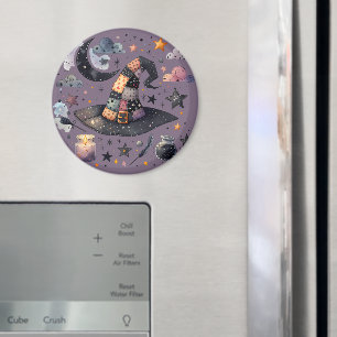 Aimant Sorcière lunaire Casquette et magie céleste