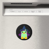 Aimant Sorcière pingouin mignonne (In Situ (Lave-vaisselle))