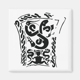 Aimant Sorcière serpent pierre viking Gotland histoire an
