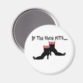 Aimant Sorcière si la chaussure convient (Recto/Verso)