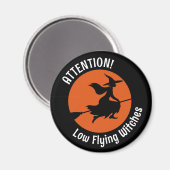 Aimant Sorcière sur chambre (Recto/Verso)