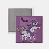 Aimant Sorcière Unicorne (Recto/Verso)