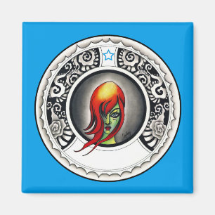 Aimant Sorcière verte