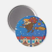 Aimant sorcière xmas Befana (Recto/Verso)