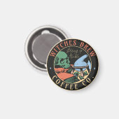 Aimant Sorcières colorées brassent (Recto/Verso)