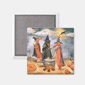 Aimant Sorcières Dachshund (Recto/Verso)