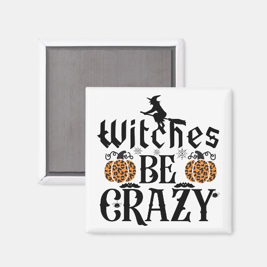 Aimant Sorcières fous (Recto/Verso)