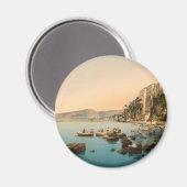 Aimant Sorrente au bord de la mer, Naples, Campanie, Ital (Recto/Verso)