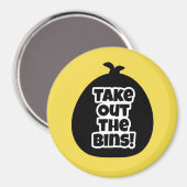 Aimant Sortez les poubelles ! (Recto/Verso)