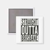 Aimant sortie directe de Brisbane (Recto/Verso)