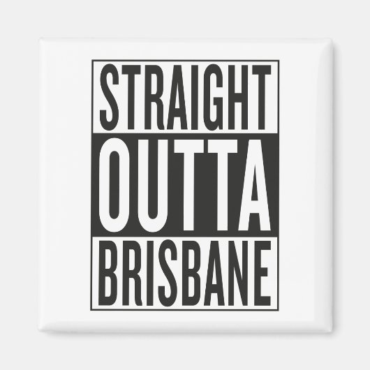 Aimant sortie directe de Brisbane (Devant)