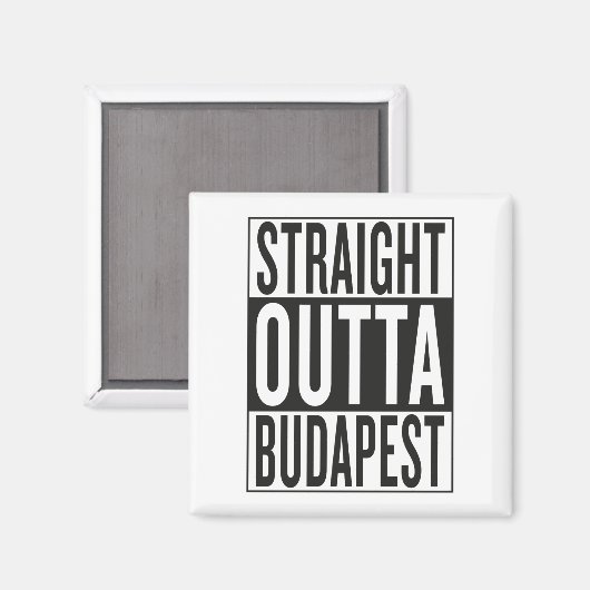 Aimant sortie directe de Budapest (Recto/Verso)