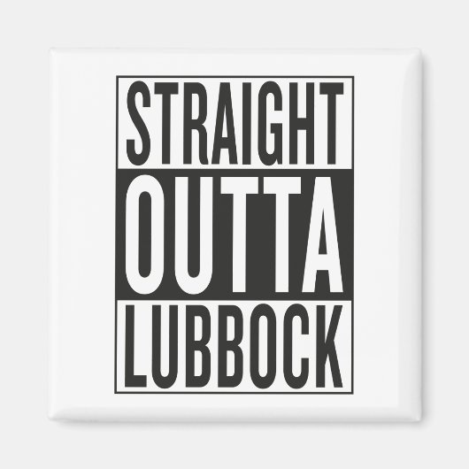 Aimant sortie Lubbock (Devant)