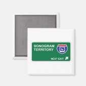 Aimant Sortie suivante du sonogramme (Recto/Verso)