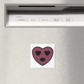 Aimant Sortie visage coeur (In Situ (Lave-vaisselle))