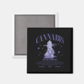 Aimant Souche hybride Sativa de Noël Blue Dream (Recto/Verso)