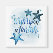 Aimant Souhaitez-vous une étoile de mer (Devant)