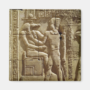 Aimant Soulagement de Sobek et de Ptolémée VI Philometo