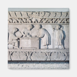 Aimant Soulagement dépeignant un impôt rassemblant la