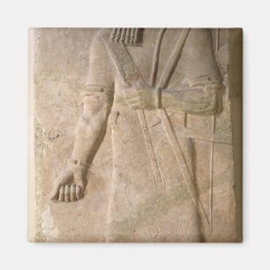 Aimant Soulagement d'un guerrier assyrien