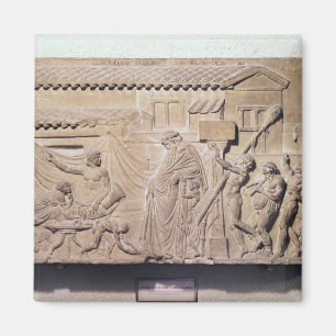 Aimant Soulagement représentant Dionysos à la maison de