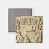 Aimant Soulagement représentant un pharaon (Recto/Verso)