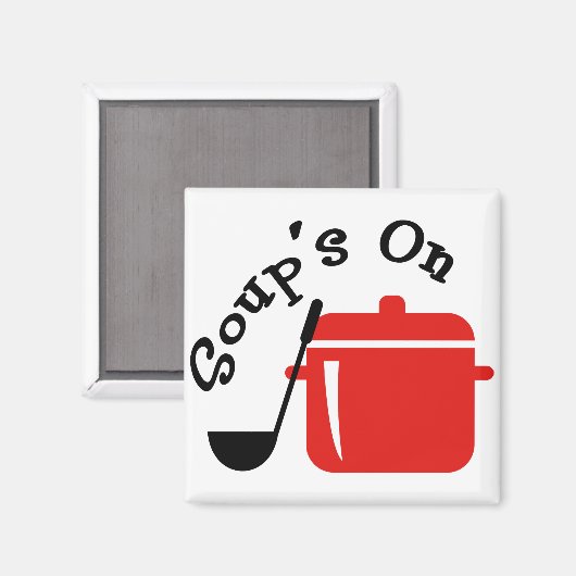 Aimant Soupe allumée (Recto/Verso)