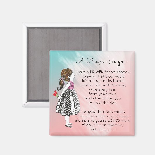 Aimant Source d'inspiration A Prayer pour You Poster Aima (Recto/Verso)