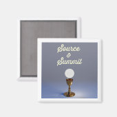 Aimant Source et Sommet Saint Sacrement (Recto/Verso)