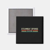 Aimant Sources de Steamboat Colorado (Recto/Verso)