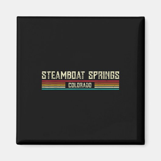 Aimant Sources de Steamboat Colorado (Devant)