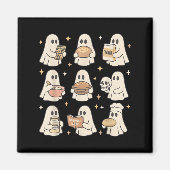 Aimant Sourdough Bread Halloween Cute Ghost Homemaker Bak (Devant)