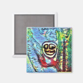 Aimant "souriant" de Fern Spores (Recto/Verso)