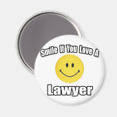 Aimant Souriez...Aimez un avocat (Recto/Verso)