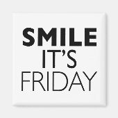 Aimant Souriez son vendredi (Devant)