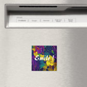 Aimant Sourire coloré (In Situ (Lave-vaisselle))