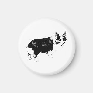Aimant Sourire de Corgi Pantry-Light