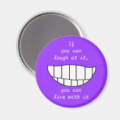 Aimant SOURIRE ! -magnet (Recto/Verso)