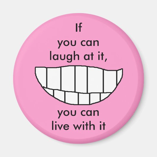 Aimant SOURIRE ! -magnet (Devant)