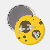 Aimant Souris au fromage (Recto/Verso)