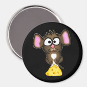 Aimant Souris et fromage (Recto/Verso)
