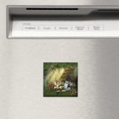 Aimant Souris Fée Et Blanche (In Situ (Lave-vaisselle))