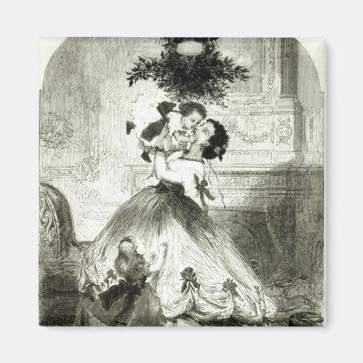 Aimant Sous la Mistletoe' (Devant)