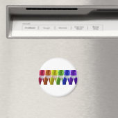 Aimant Sous-vêtements arc-en-ciel pour hommes (In Situ (Lave-vaisselle))