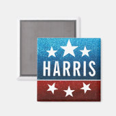 Aimant Soutenez Kamala Harris 2024 Progrès et unité (Recto/Verso)