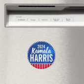 Aimant Soutenez Kamala Harris 2024 Progrès et unité (In Situ (Lave-vaisselle))