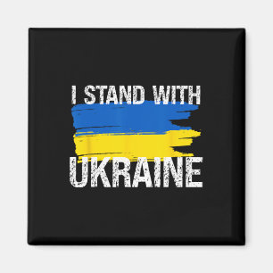 Aimant Soutenez l'Ukraine Drapeau de soutien à l'Ukraine